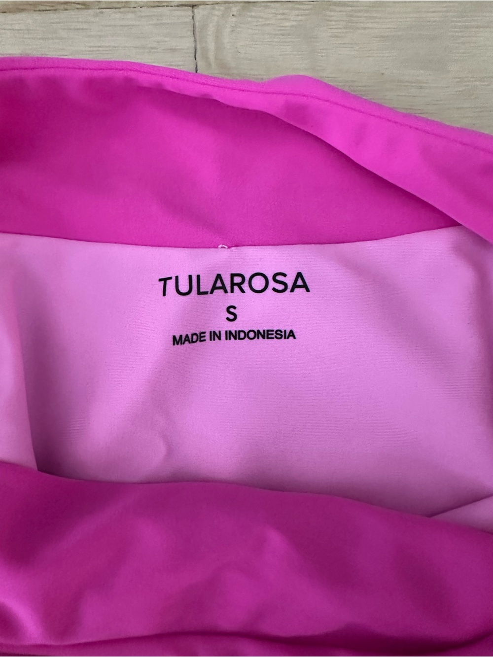 Tularosa Two-Tone Pink High-Waist Bikini Bottoms Small - Picture 3 of 3